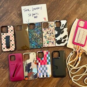 iPhone 13 Pro Max case bundle! FLAUNT (square cases), Rhode, the caep, walli